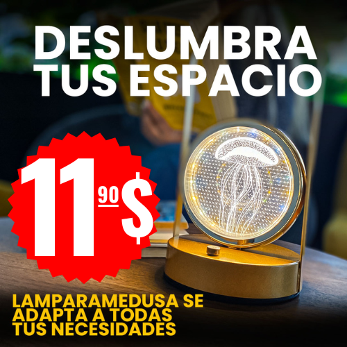 LAMPARA DECORATIVA MEDUSA