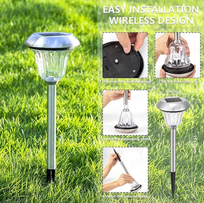 Kit de 5 Lamparas de Jardin Solares