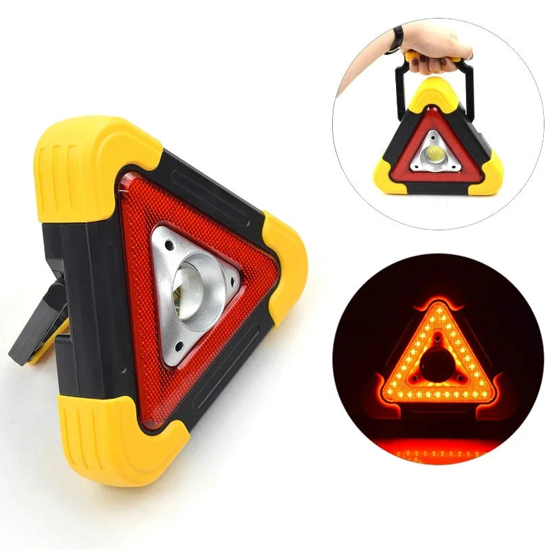 LINTERNA TRIANGULAR LED SOS 18X4CM