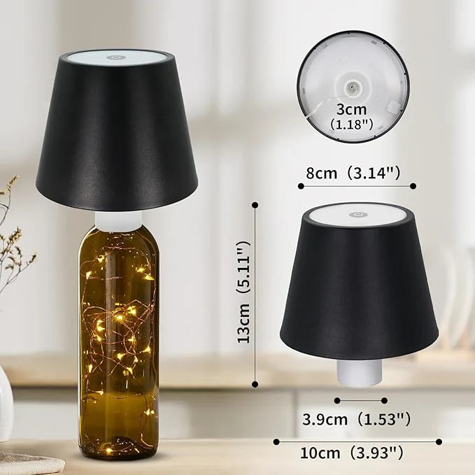 LAMPARA PARA BOTELLA BLACK