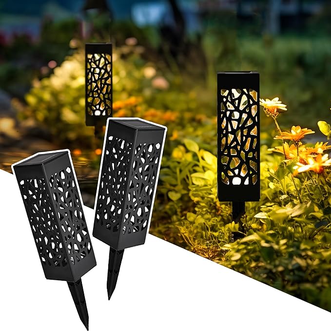 LUCES SOLARES CUADRADAS DE JARDIN PACK POR 6 UDS