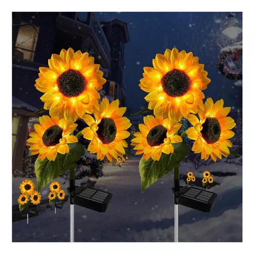 LAMPARAS SOLARES GIRASOL PACK X2