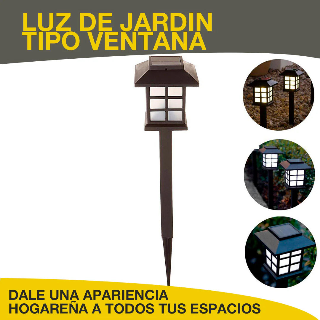 LAMPARAS DE  JARDIN TIPO ESTACA PACK POR 2 UDS 36.5x8.6cm