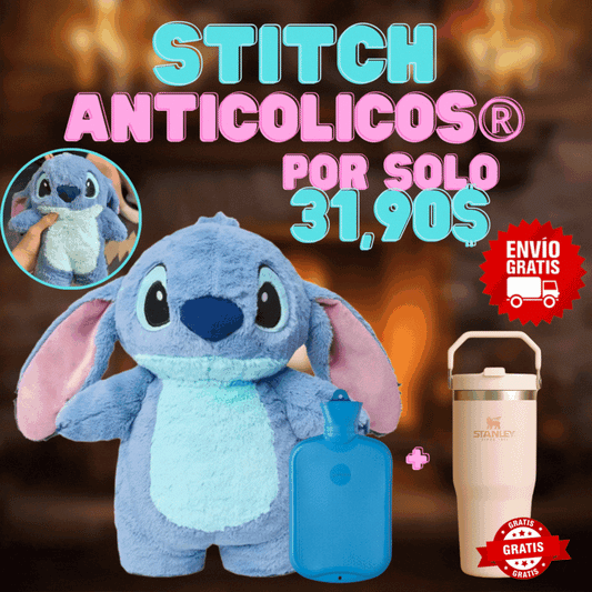 ALMOHADILLA DE STITCH + TERMO STANLEY GRATIS