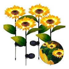 LAMPARAS SOLARES GIRASOL PACK X2